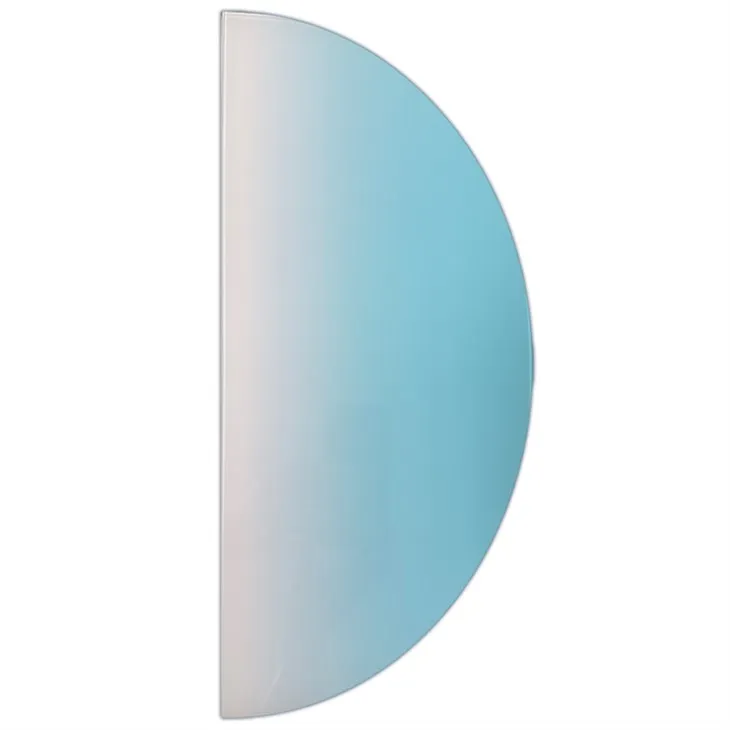 Blue Touchable Smart Glass Display for Smart Toilet